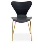 Laila Dining Chair With Black Seat - Joe’s Haven
