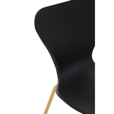 Laila Dining Chair With Black Seat - Joe’s Haven