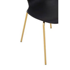 Laila Dining Chair With Black Seat - Joe’s Haven