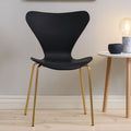 Laila Dining Chair With Black Seat - Joe’s Haven