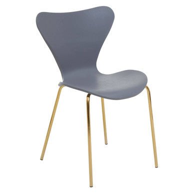 Laila Dining Chair With Grey Seat - Joe’s Haven