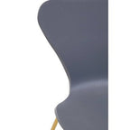 Laila Dining Chair With Grey Seat - Joe’s Haven