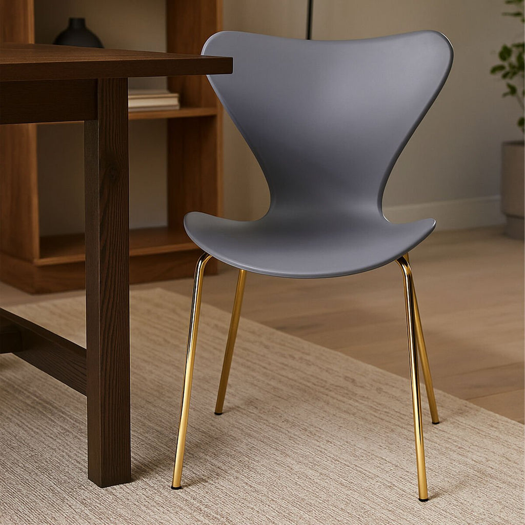 Laila Dining Chair With Grey Seat - Joe’s Haven