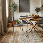 Laila Dining Chair With Grey Seat - Joe’s Haven