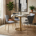 Laila Dining Chair With Grey Seat - Joe’s Haven