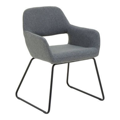 Stockholm Grey Fabric Dining Chair - Joe’s Haven