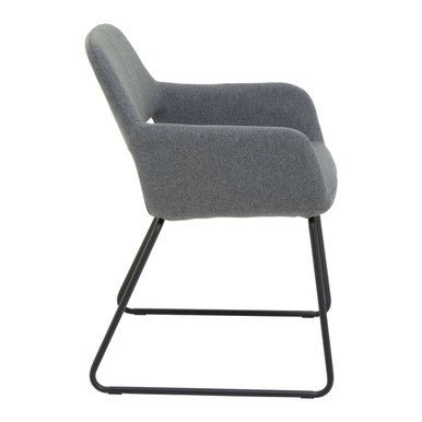 Stockholm Grey Fabric Dining Chair - Joe’s Haven