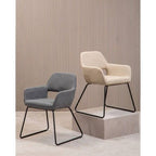 Stockholm Grey Fabric Dining Chair - Joe’s Haven