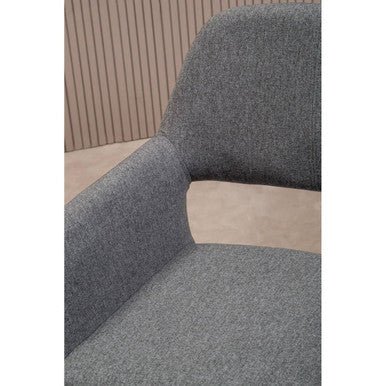 Stockholm Grey Fabric Dining Chair - Joe’s Haven