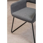 Stockholm Grey Fabric Dining Chair - Joe’s Haven