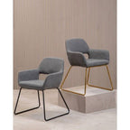 Stockholm Grey Fabric Dining Chair - Joe’s Haven