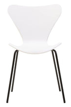 Laila White Seat and Black Legs Dining Chair - Joe’s Haven
