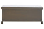 Heritage Grey Three Drawer Storage Bench with Cushion - Joe’s Haven
