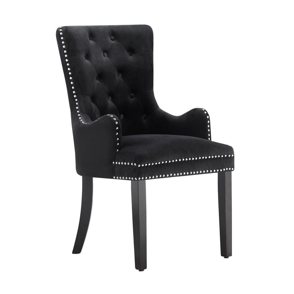 Windsor LUX Velvet Dining Chair (with armrests) - Joe’s Haven