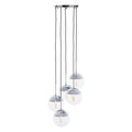 Revive Chrome Finish Five Pendant Lights - Joe’s Haven