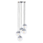 Revive Chrome Finish Five Pendant Lights - Joe’s Haven