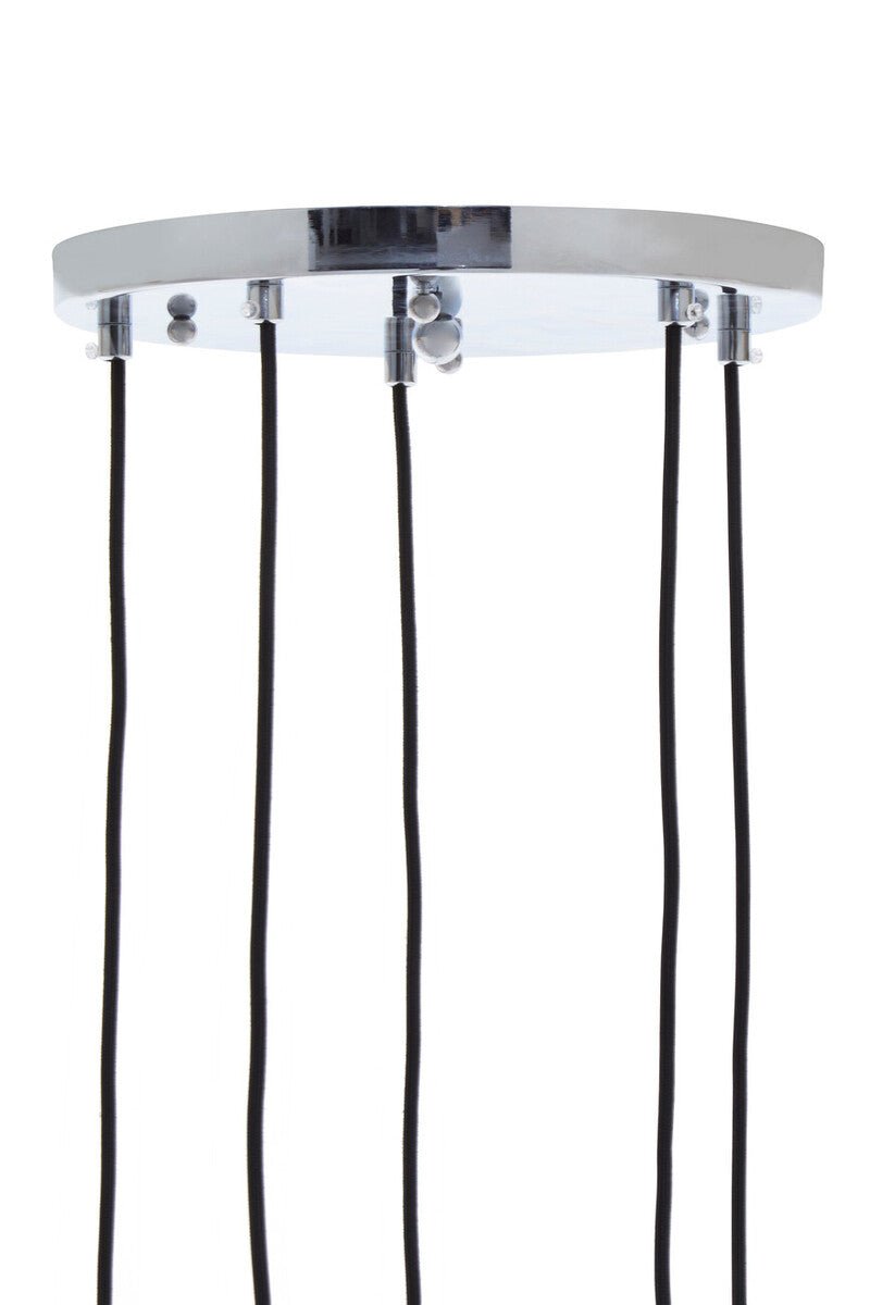 Revive Chrome Finish Five Pendant Lights - Joe’s Haven