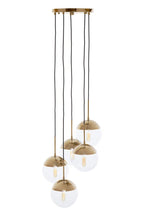 Revive Gold Finish Five Pendant Lights - Joe’s Haven