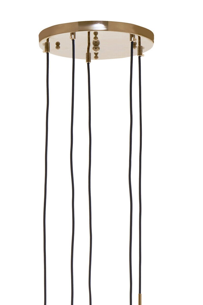 Revive Gold Finish Five Pendant Lights - Joe’s Haven