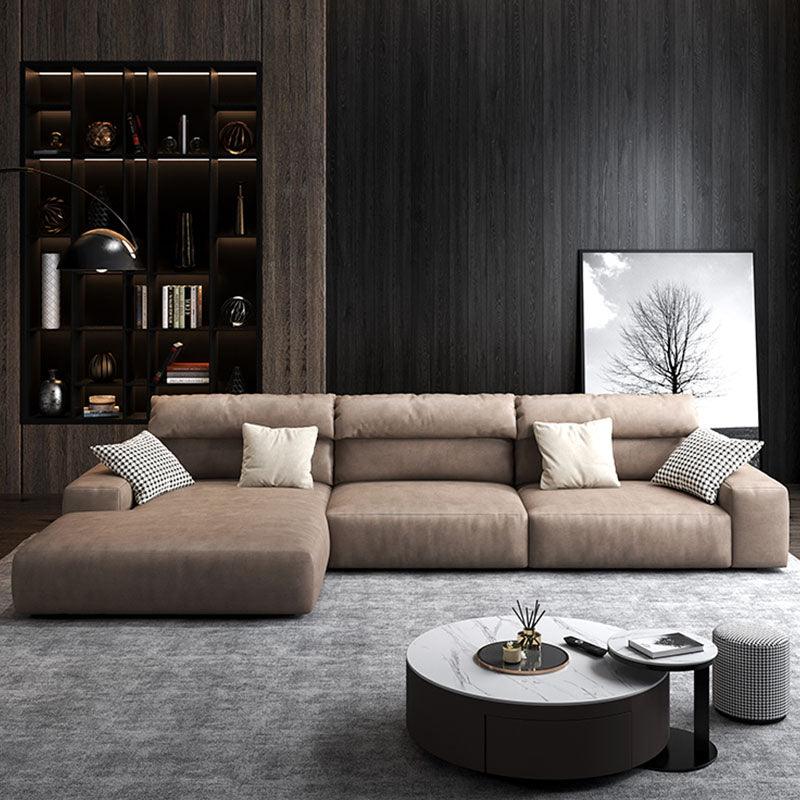 Montgomery Three Seater / Four Seater Corner Sofa, Leathaire - Joe’s Haven