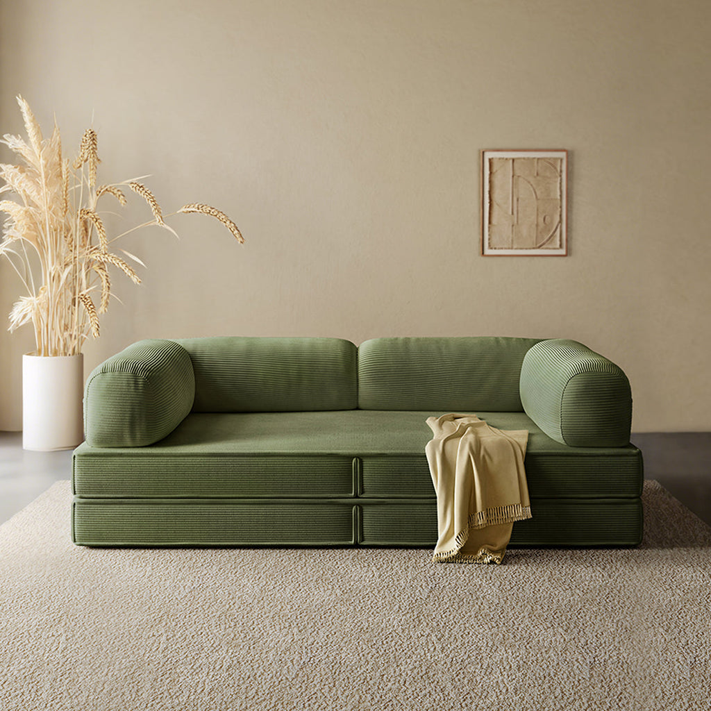 Van Buren Foldable Lazy Sofa Bed, Corduroy