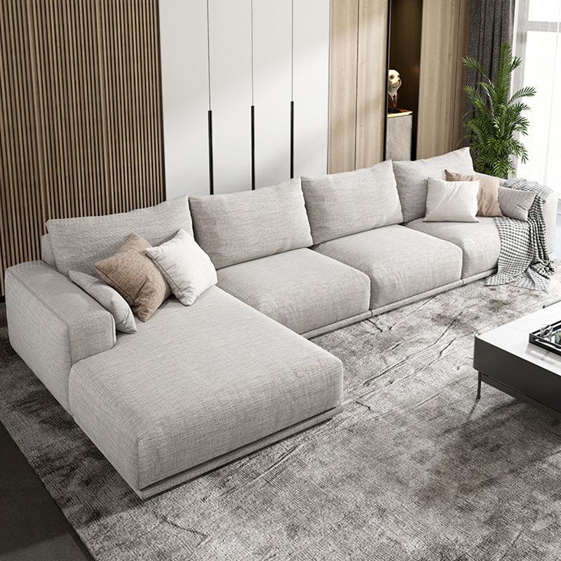 Frances Three Seater Corner, Four Seater Corner Sofa, Cotton Linen - Joe’s Haven