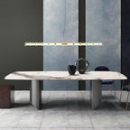 Nala Dining Table With Black Legs, Sintered Stone - Joe’s Haven