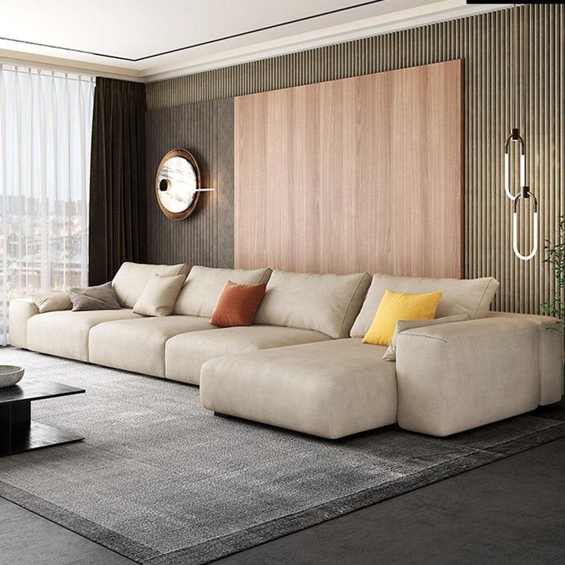R87 Calvin Two Seater Corner Sofa, Leathaire - Joe’s Haven