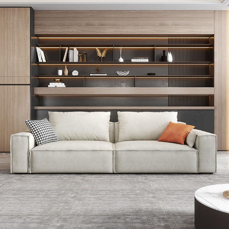 R67 Anselm Three Seater Sofa, Leathaire - Joe’s Haven