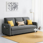 Gabriel Two Seater Sofa Bed, Linen - Joe’s Haven