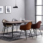 A Set of 2 Bobby Dining Chairs, Distressed Leather - Joe’s Haven