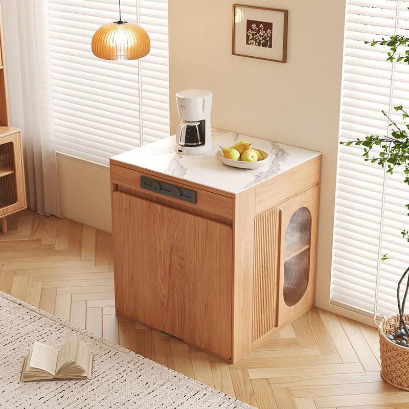 Kacey Extendable Dining Table Set, Storage, Solid Wood - Joe’s Haven