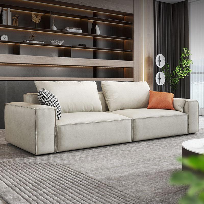 R67 Anselm Three Seater Sofa, Leathaire - Joe’s Haven