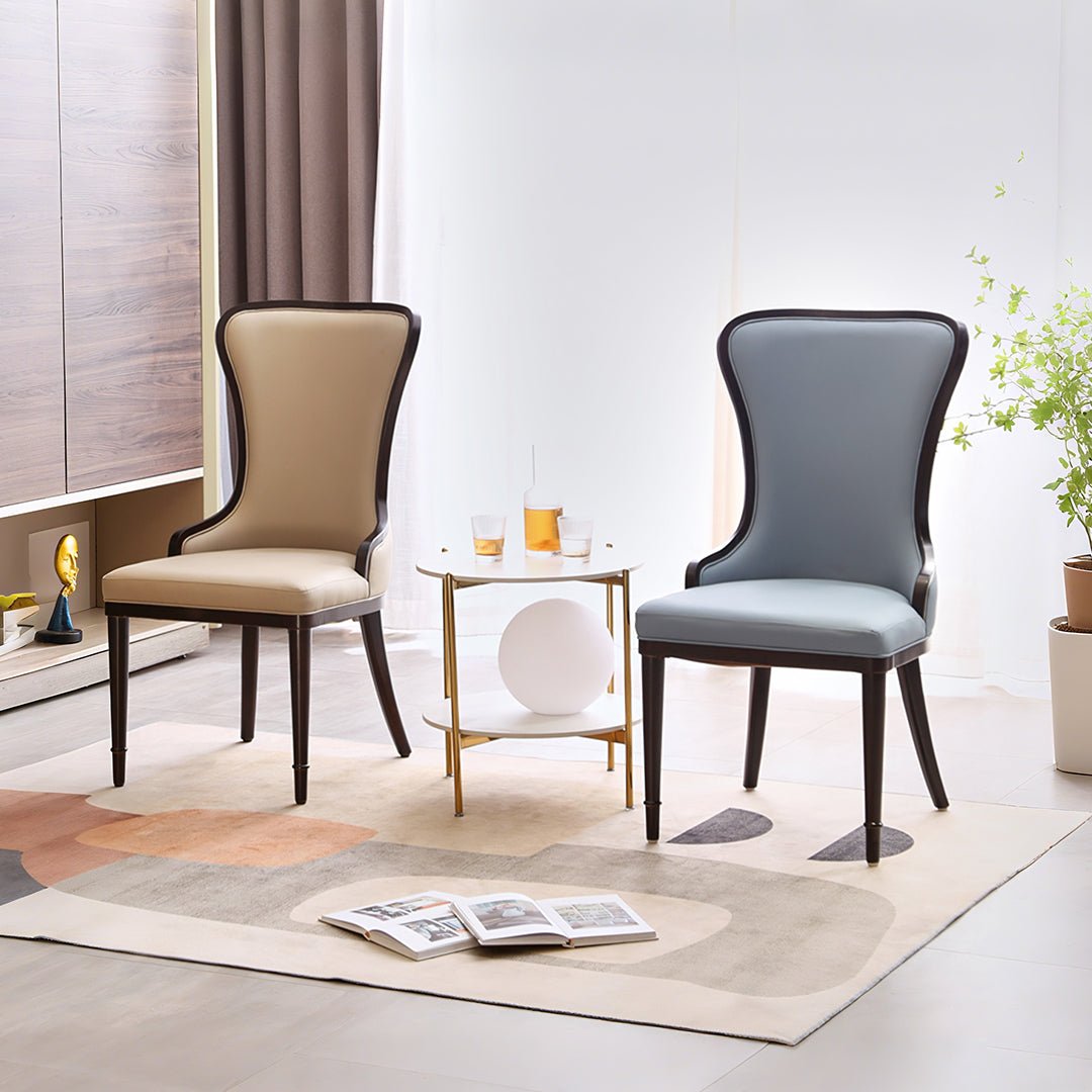 Inoue High Back Dining Chair, Leather - Joe’s Haven