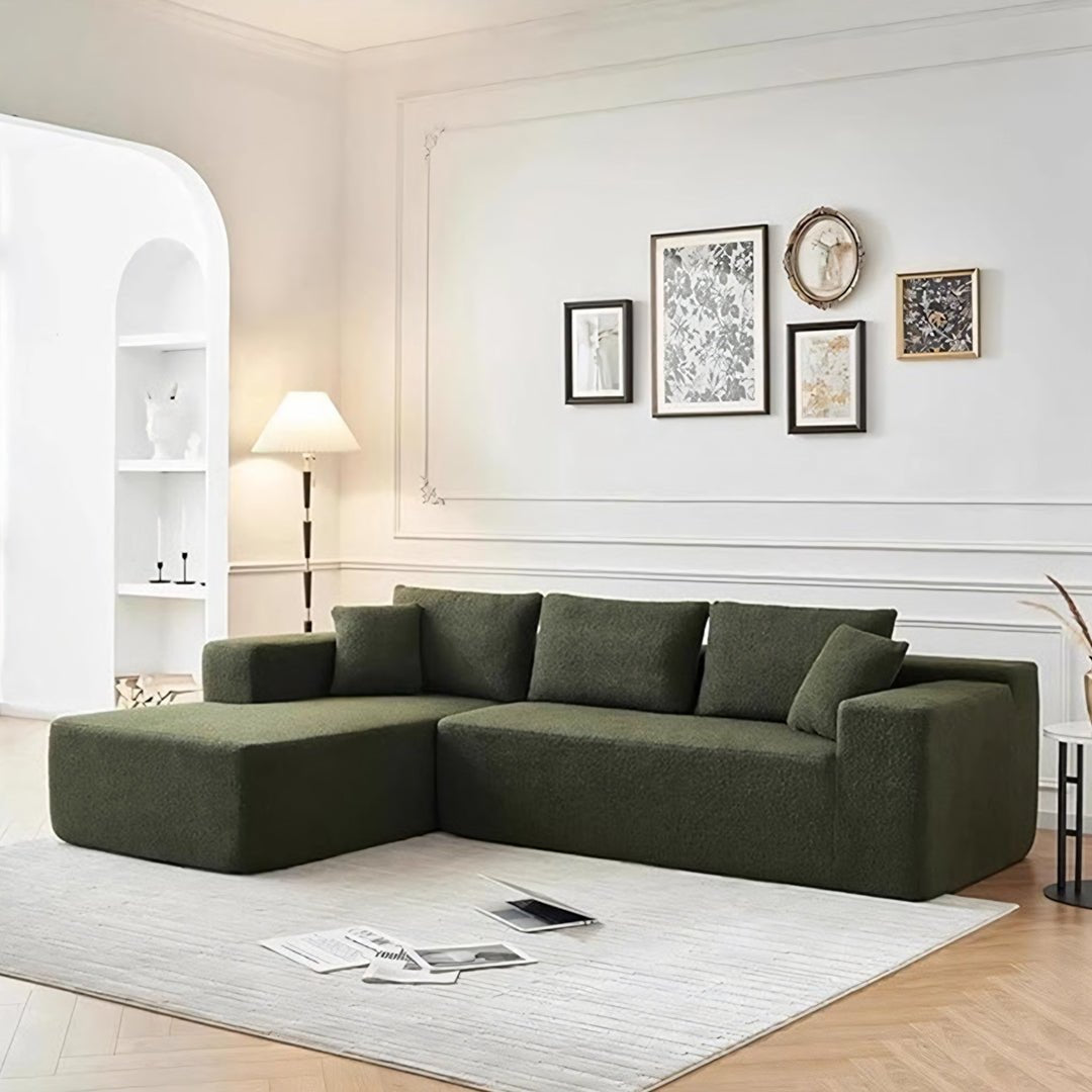Ortega Modular Sofa Bed, Three Seater Corner Sofa Bed, Boucle - Joe’s Haven
