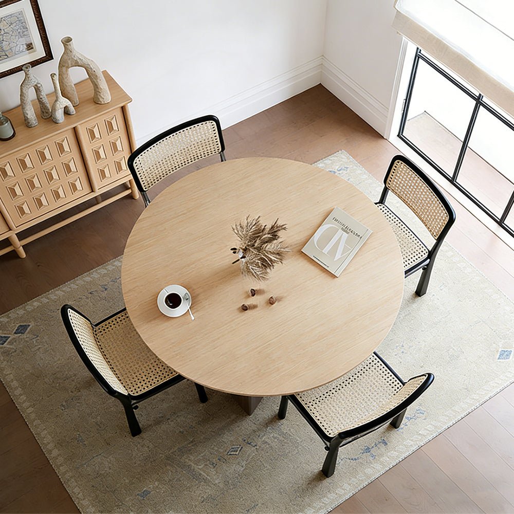 Ivar Round Dining Table, Oak Or Walnut - Joe’s Haven
