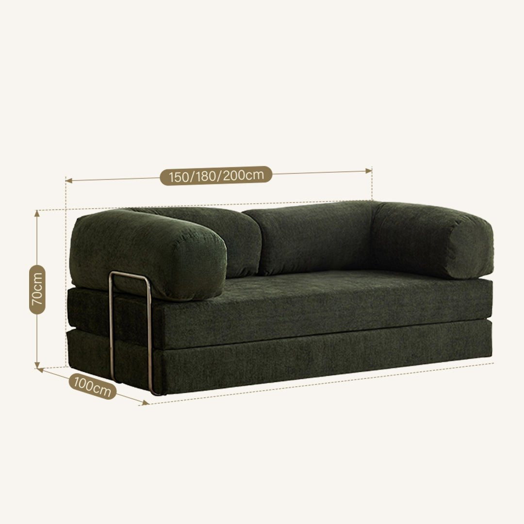 Yamada Foldable Lazy Sofa Bed, Corduroy - Joe’s Haven