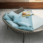 Neptune Outdoor Garden Sofa, Textilene Rope Woven Outdoor Couch Sofa - Joe’s Haven