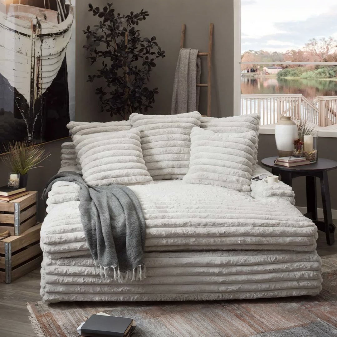 Echeverría Bean Bag Sofa, Day Bed Chaise, Armchair, Corduroy - Joe’s Haven