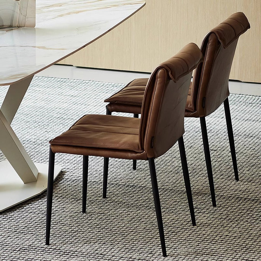 D'Amato Dining Chair, Leather - Joe’s Haven