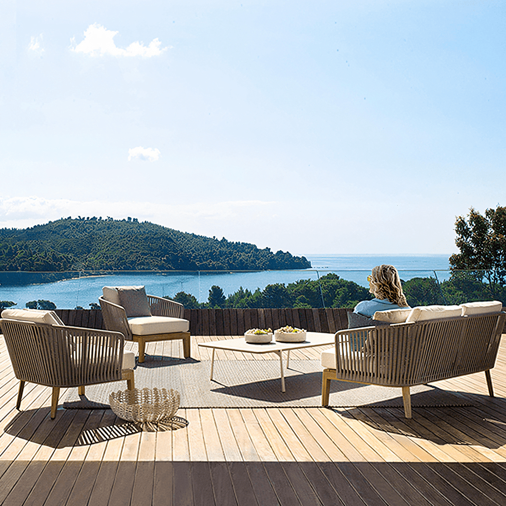Hippolyta Outdoor Dining Set, Outdoor Sofa Set - Joe’s Haven