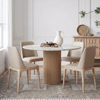 Sienna Round Dining Table, Premium Terrazzo And Wood Base - Joe’s Haven