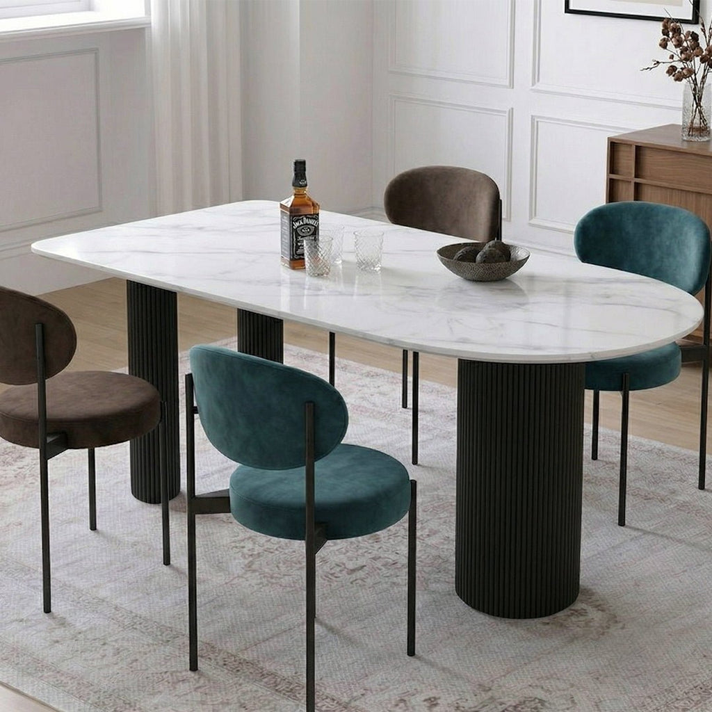 La Plainville Dining Table, White - Joe’s Haven