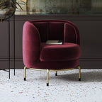 Carver Accent Lounge Chair, Purple - Joe’s Haven