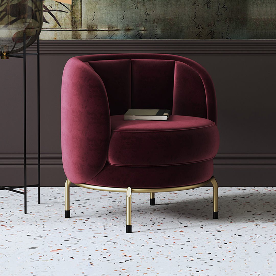 Carver Accent Lounge Chair, Purple - Joe’s Haven