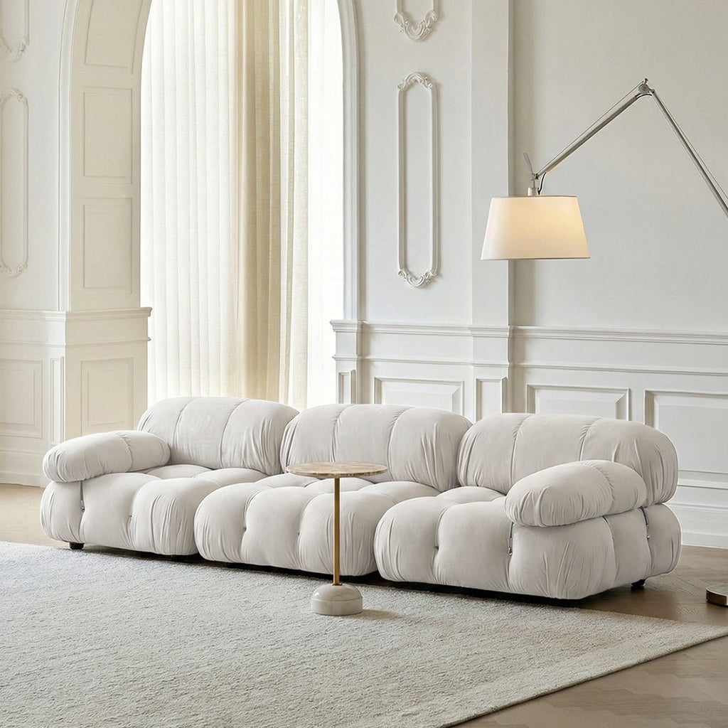 B&B Italia Camaleonda Style Sofa, Three Seater Sofa, Modular Sofa, Velvet - Joe’s Haven