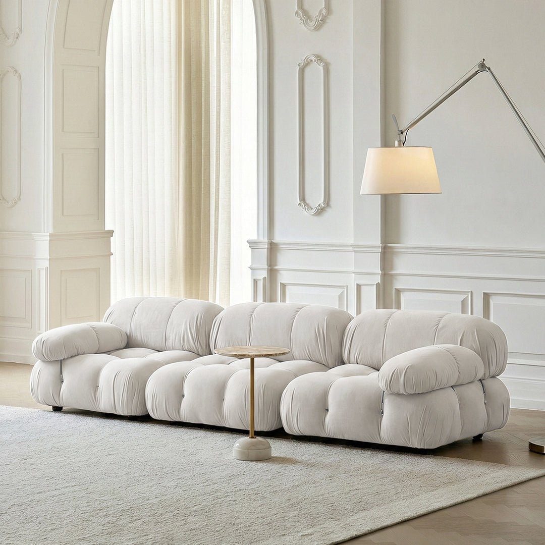 B&B Italia Camaleonda Style Sofa, Three Seater Sofa, Modular Sofa, Velvet - Joe’s Haven