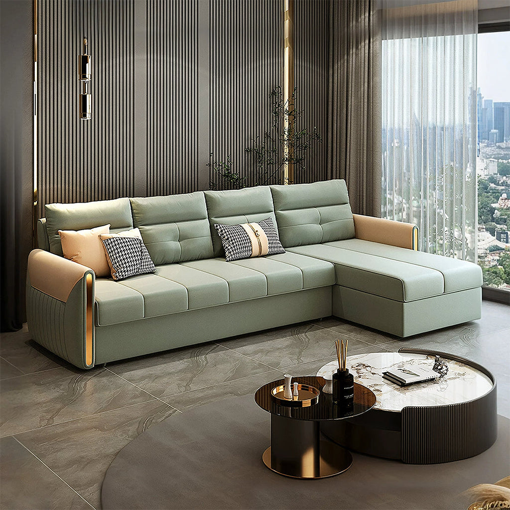 Malhotra L Shape Sofa Bed, Small Corner Sofa Bed