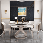 Androme Round Dining Table & Chairs, With Rotatable Tray - Joe’s Haven