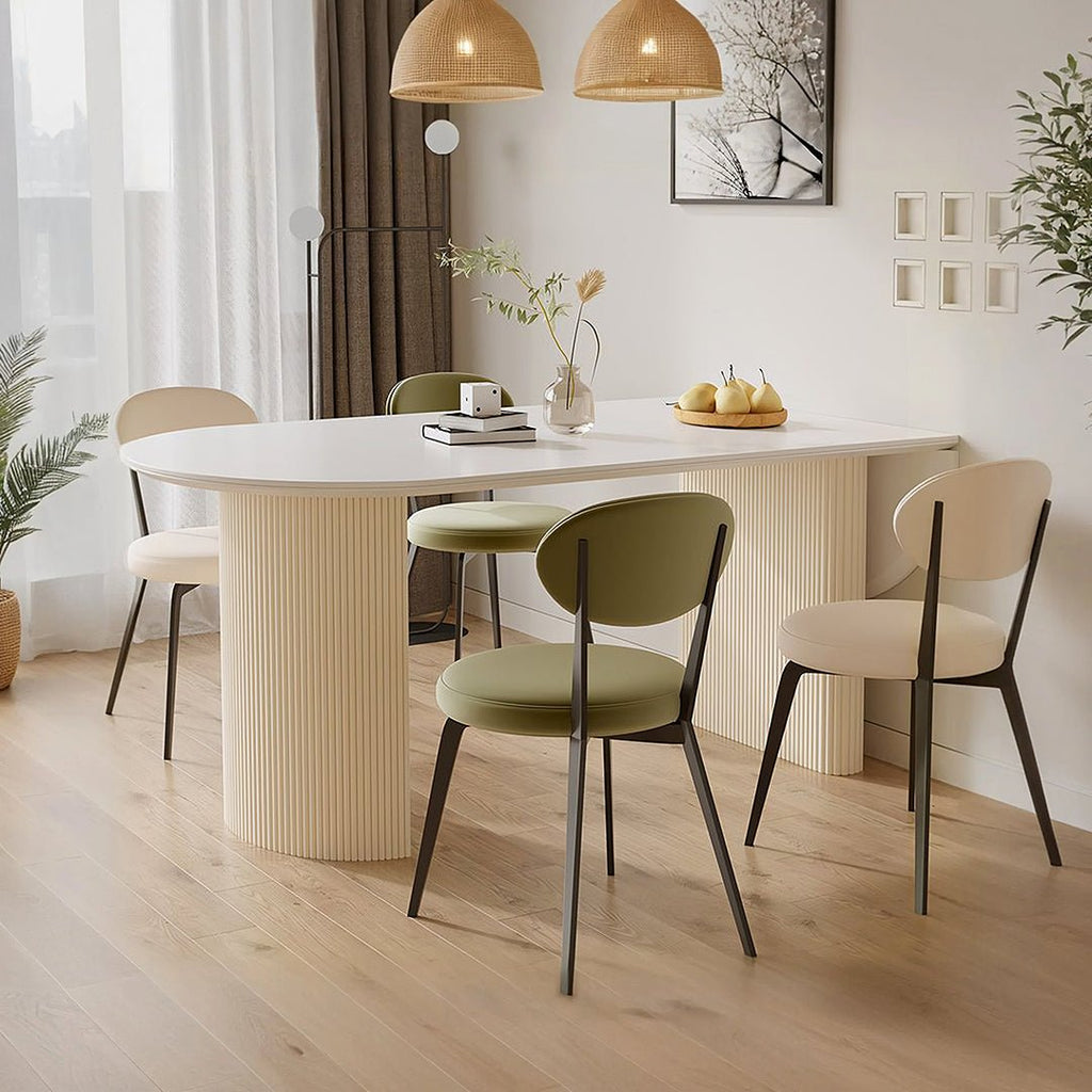 Pacheco Foldable Dining Table, Oval - Joe’s Haven
